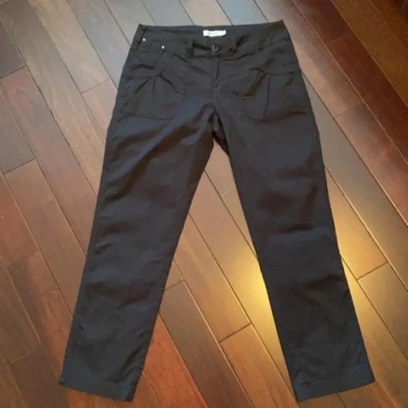 Ricki's Cropped Ankle Pants Black Cotton Capri Mid Rise Size 2 NWOT - Picture 7 of 15